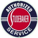 STUDEBAKER HEAVY STEEL BAKED ENAMEL SIGN 25.5"
