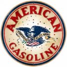 AMERICAN GASOLINE HEAVY METAL SIGN AMERICAN GASOLINE HEAVY METAL SIGN
