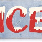 ICE HEAVY METAL WiNDOW SIGN ICE HEAVY METAL WiNDOW SIGN