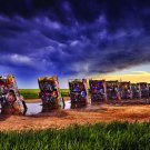 CADILLAC RANCH METAL SIGN