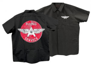 FLYING A SERVICE WORKSHIRT BLACK