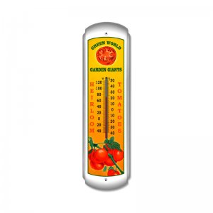 HEIRLOOM TOMATOES LARGE METAL THERMOMETER