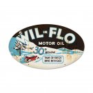 WIL FLO MOTOR OIL HEAVY METAL SIGN