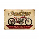 INDIAN HILLCLIMBER MOTORCYCLE HEAVY METAL SIGN