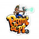 PAINT DEPT METAL SIGN