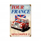TOUR DE FRANCE MINI COOPER S METAL SIGN