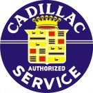 CADILLAC SERVICE SIGN HEAVY METAL SIGNS 25.5