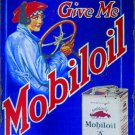 MOBILOIL A HEAVY METAL RECTANGLE SIGN MOBILOIL A HEAVY METAL RECTANGLE SIGN