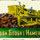 GOUGH HAMMER HEAVY METAL RECTANGLE SIGN
