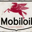 MOBILOIL HEAVY METAL RECTANGLE SIGN