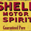 SHELL MOTOR SPIRIT HEAVY METAL SIGN