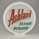 ASHLAND FLYING OCTANES GAS PUMP GLOBE GLASS LENSES oil filling station DECOR