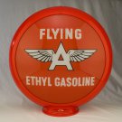 FLYING A ETHYL GAS PUMP GLOBE GLASS LENSES oil filling station DECOR