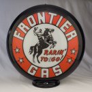 FRONTIER GASOLINE GAS PUMP GLOBE GLASS LENSES oil filling station DECOR FRONTIER GASOLINE GAS PUMP GLOBE GLASS LENSES oil filling station DECOR