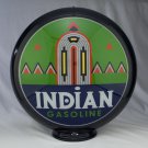 INDIAN PYRAMIDS GAS PUMP GLOBE GLASS LENSES oil filling station DECOR