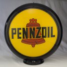 PENNZOIL GAS PUMP GLOBE GLASS LENSES oil filling station DECOR