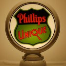 PHILLIPS 66 UNIQUE GAS PUMP GLOBE GLASS LENSES oil filling station DECOR