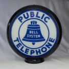 PUBLIC TELEPHONE GAS PUMP GLOBE GLASS LENSES oil filling station DECOR