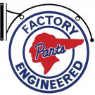PONTIAC FACTORY ENGINEERED DOUBLE SIDED BRACKET SIGN