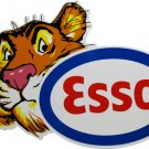 ESSO TIGER DIECUT HEAVY METAL SIGN