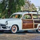 50 FORD WOODY HEAVY METAL SIGN 17"