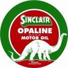 SINCLAIR OPALINE ROUND METAL SIGN 12" SINCLAIR OPALINE ROUND METAL SIGN 12"