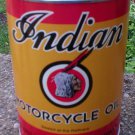 INDIAN MOTORCYCLE OIL CAN YELLOW & RED EMPTY