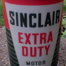 SINCLAIR EXTRA DUTY MOTOR OIL CAN PAPER LABEL NEW EMPTY SINCLAIR EXTRA DUTY MOTOR OIL CAN PAPER LABEL NEW EMPTY