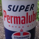 Standard Motor Oil Can Super Permalube New Empty Standard Motor Oil Can Super Permalube New Empty