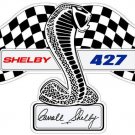 SHELBY 427 LOGO HEAVY STEEL DIECUT SIGN 29"