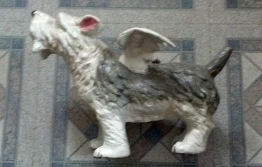 FLYING SCOTTY DOOR STOP CAST IRON