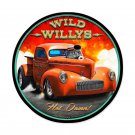 WILD WILLYS auto Round Sign 28 WILD WILLYS auto Round Sign 28