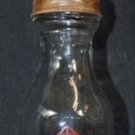 New Huffman Mfg Company Glass Oil Bottle Metal Spout