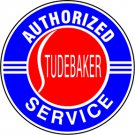 Studebaker Heavy Steel Baked Enamel Service Disk Sign 18"
