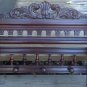 Mahogany Plate & Cup Wall Shelf Cabin Lodge Man Cave Home Decor