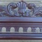 Mahogany Plate & Cup Wall Shelf Cabin Lodge Man Cave Home Decor