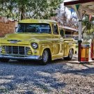 Old 50's Chevrolet Pickup Truck Metal Sign 11x17 Texaco Ethyl Gas Pump Old 50's Chevrolet Pickup Truck Metal Sign 11x17 Texaco Ethyl Gas Pump