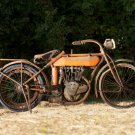 Old Flying Merkel Motorcycle Heavy Metal Sign 11x17