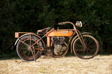 Old Flying Merkel Motorcycle Heavy Metal Sign 11x17