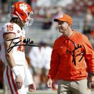 TREVOR LAWRENCE & DABO SWINNEY SIGNED PHOTO 8X10 RP AUTO AUTOGRAPHED CLEMSON !!