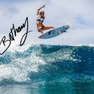 * BETHANY HAMILTON SIGNED PHOTO 8X10 RP AUTOGRAPHED SURFING CHAMPION