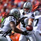 DEREK CARR & MARSHAWN LYNCH SIGNED PHOTO 8X10 RP AUTOGRAPHED OAKLAND RAIDERS