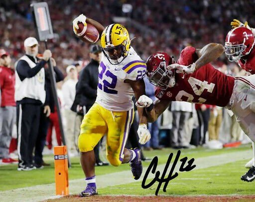 CLYDE EDWARDS-HELAIRE SIGNED PHOTO 8X10 RP AUTO AUTOGRAPHED LSU TIGERS BEAT BAMA