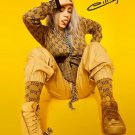 * BILLIE EILISH SIGNED POSTER PHOTO 8X10 RP HOODIE AUTOGRAPHED