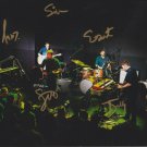FRIGHTENED RABBIT BAND GROUP SIGNED PHOTO 8X10 RP SCOTT HUTCHINSON HUTCHISON