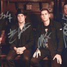 * AVENGED SEVENFOLD BAND SIGNED PHOTO 8X10 AUTOGRAPHED SYNYSTER GATES THE REV