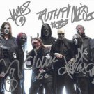 SLIPKNOT BAND SIGNED POSTER PHOTO 8X10 RP AUTOGRAPHED GROUP ALL MEMBERS SLIPKNOT BAND SIGNED POSTER PHOTO 8X10 RP AUTOGRAPHED GROUP ALL MEMBERS