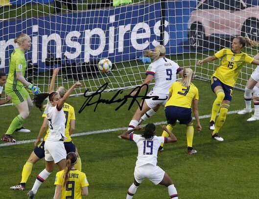LINDSEY HORAN SIGNED PHOTO 8X10 RP AUTOGRAPHED USA WOMENS SOCCER FIFA WORLD CUP