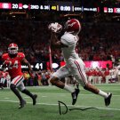* DEVONTA SMITH SIGNED PHOTO 8X10 RP AUTOGRAPHED NATIONAL CHAMPIONSHIP THE CATCH
