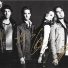 HALESTORM BAND GROUP SIGNED PHOTO 8X10 RP AUTOGRAPHED LZZY LIZZY